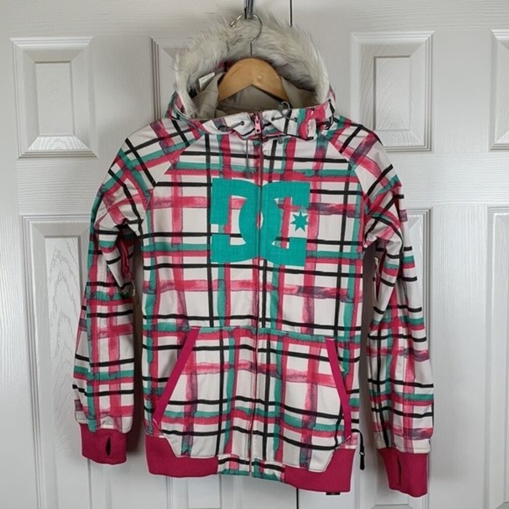 DC Gamut Ski snowboard Plaid Jacket Womens XS